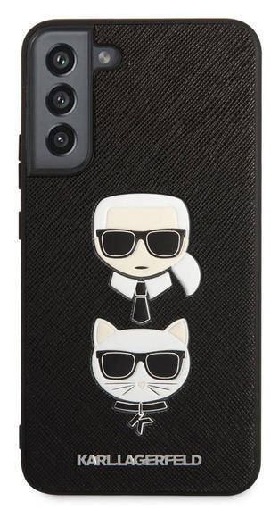 Karl Lagerfeld Saffiano Case Samsung S22+, Black1