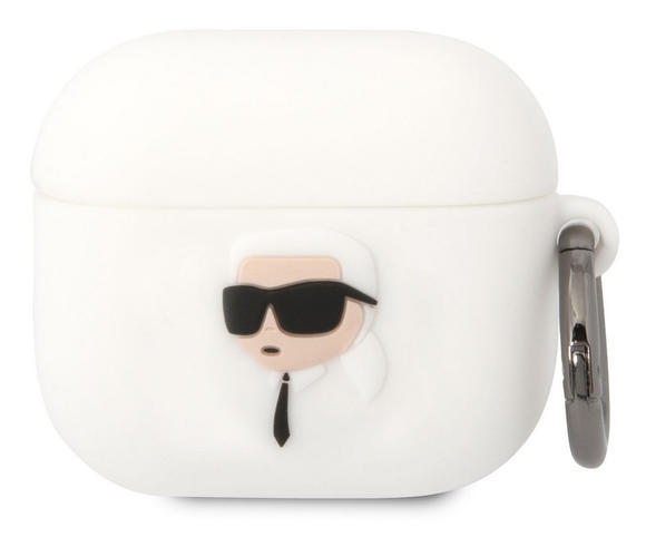 Karl Lagerfeld 3D Logo NFT Karl Airpods 3, White1
