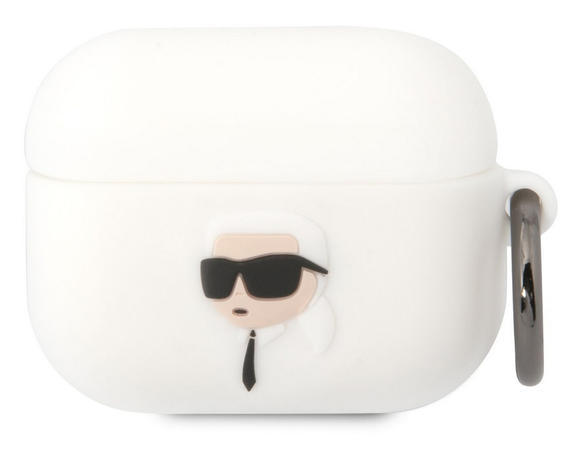 Karl Lagerfeld 3D Logo NFT Karl Airpods Pro, White1