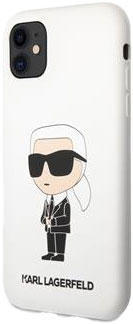 Karl Lagerfeld Silicon Ikonik NFT  iPhone 11,White