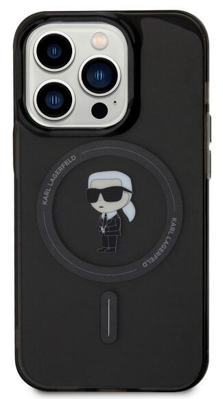 Karl Lagerfeld IML Ikonik Mag. iPhone 15 Pro Black1