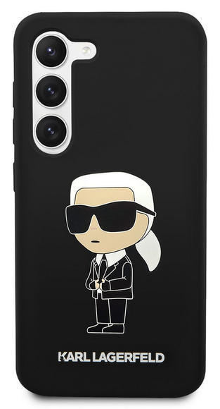 Karl Lagerfeld L. Silicon Ikonik Samsung S23,Black1