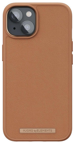 Njord Genuine Leather Case iPhone 13/14, Cognac1