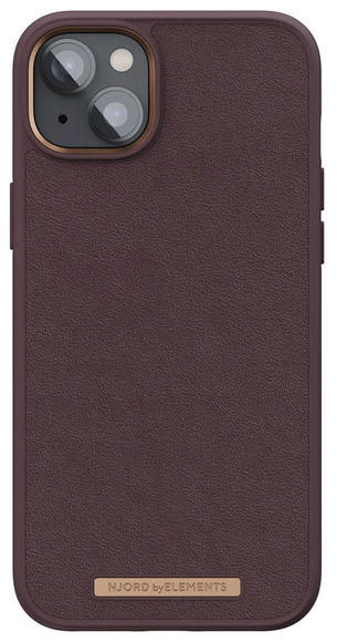 Njord Genuine Leather Case iPhone 14 Plus, Dark Brown1