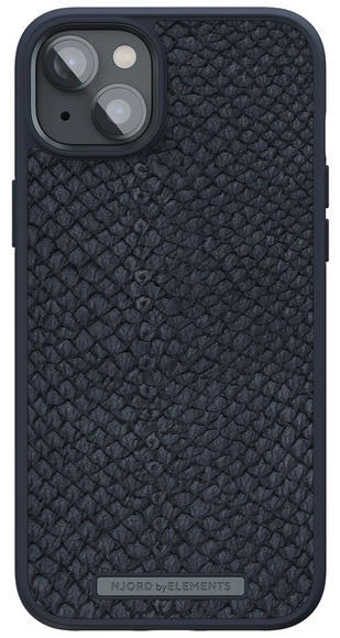 Njord Salmon Leather Case iPhone 14 Plus, Black1