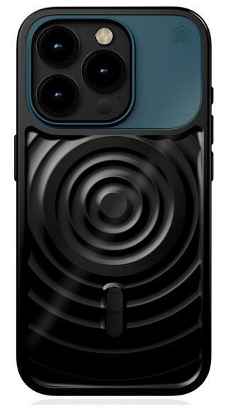STM Reawaken Ripple MagSafe iPhone 15 Plus, Black1