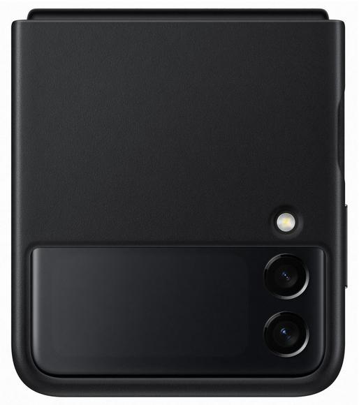 Samsung EF-VF711LBEGW Leather Cover Z Flip3, Black1