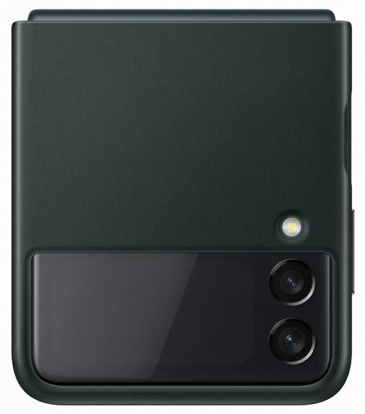 Samsung EF-VF711LGEGW Leather Cover Z Flip3, Green1