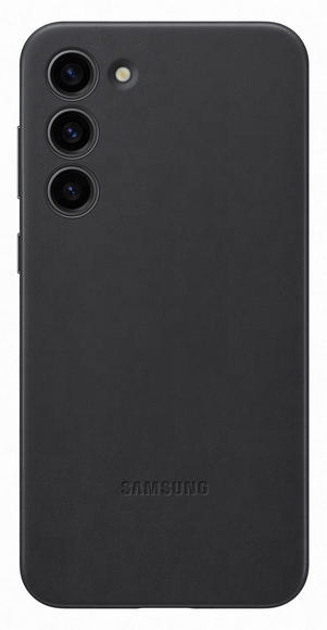 Samsung Leather Case Galaxy S23+ Black1