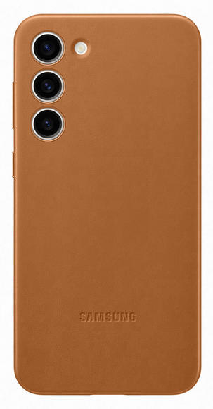 Samsung Leather Case Galaxy S23+, Brown1