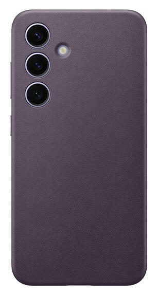 Samsung Vegan Leather Case Galaxy S24, Dark Violet1