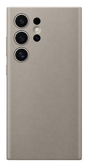 Samsung Vegan Leather Case Galaxy S24 Ultra, Taupe1