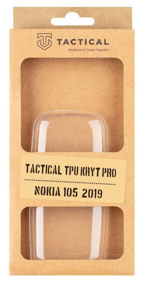 Tactical TPU pouzdro Nokia 105 (2019), Clear1