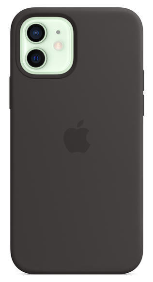 iPhone 12|12 Pro Silicone Case MagSafe Black1