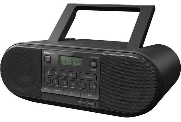 Panasonic RX-D552E- Radio s CD  černý1