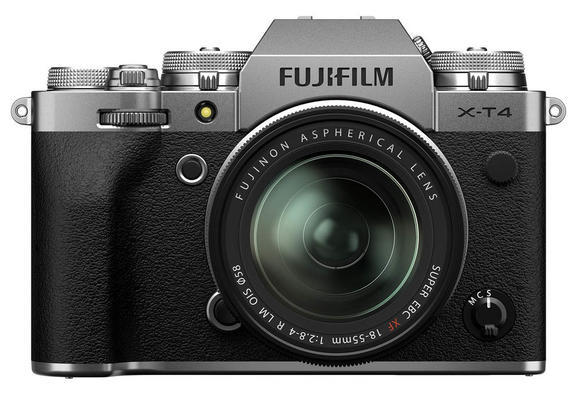 FujiFilm X-T4 body silver + XF 18-55 mm1
