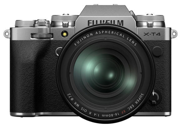 FujiFilm X-T4 body silver + XF 16-80 mm1