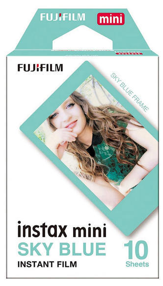 Fujifilm Instax mini modrý rámeček 10 ks fotek1