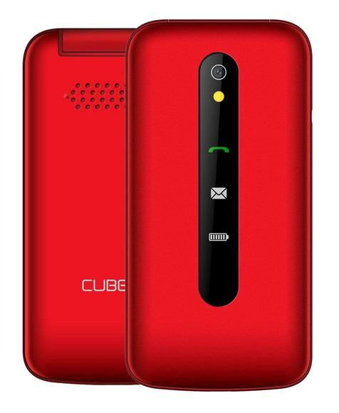 CUBE1 VF500 tlačítkový telefon typ V - Red1