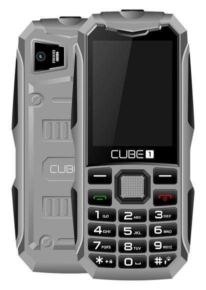 CUBE1 X100 odolný tlačítkový telefon - Grey1