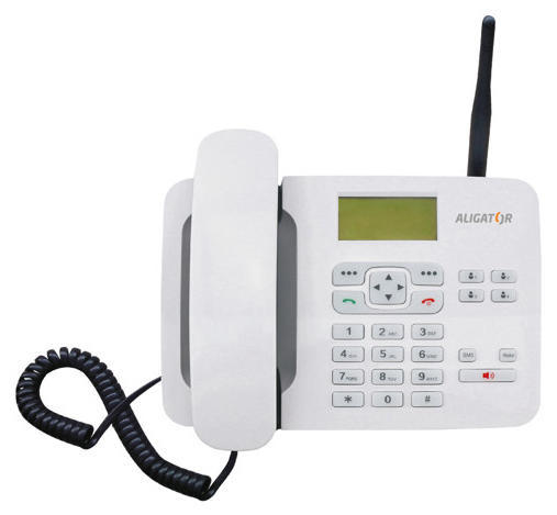 Aligator T100 (stolní telefon) White1