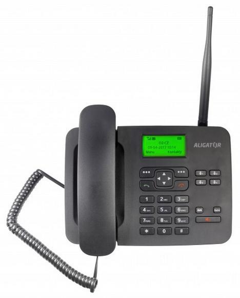 Aligator T100 (stolní telefon) Black1