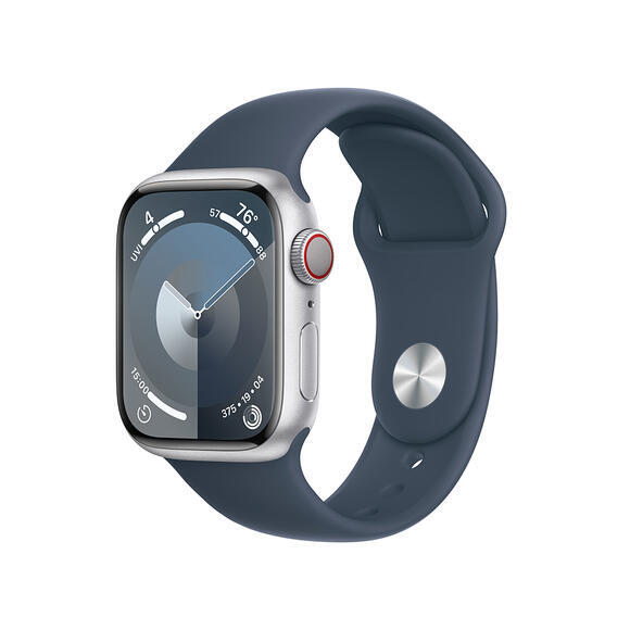 Apple Watch S9 Cell 41mm Silver Alu, Blue SB, S/M1