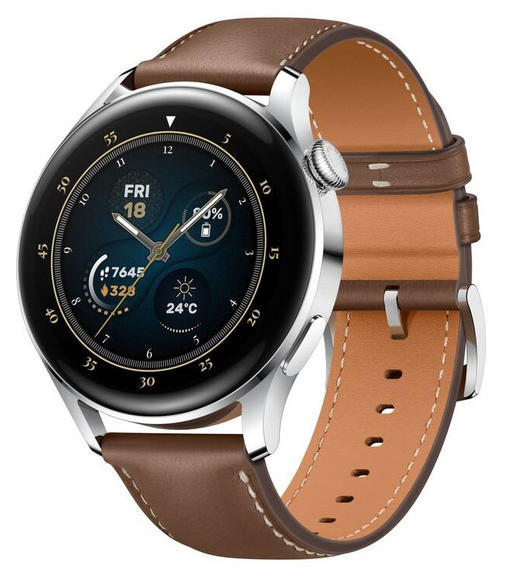 Huawei Watch 3 Stainless steel Brown1