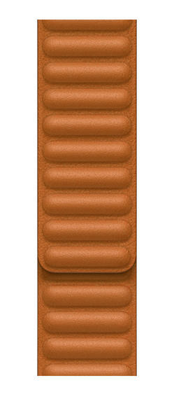 Apple 41mm Golden Brown Leather Link - S/M1