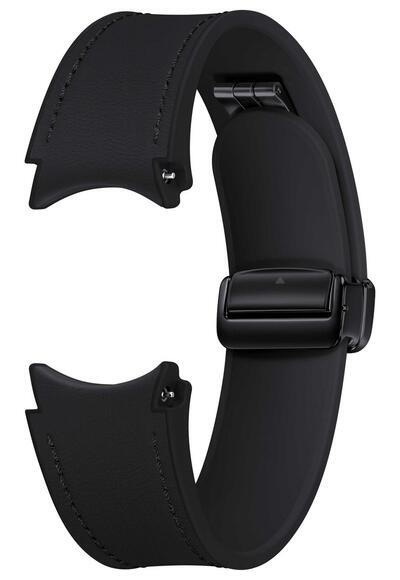 D-Buckle Hybrid Eco-Leather Band Normal, M/L,Black1