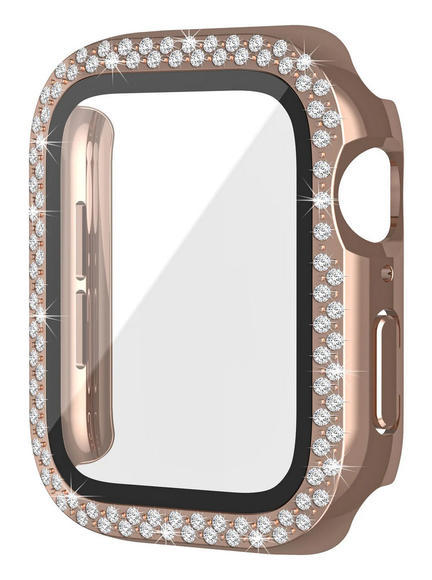 Worryfree Bling Bumper Case Apple Watch 41mm, Gold1