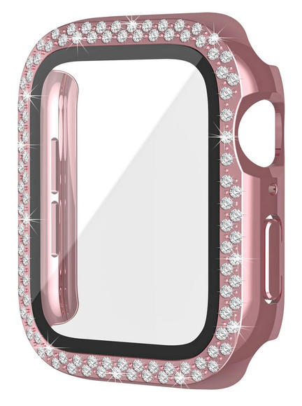 Worryfree Bling Bumper Case Apple Watch 41mm, Pink1