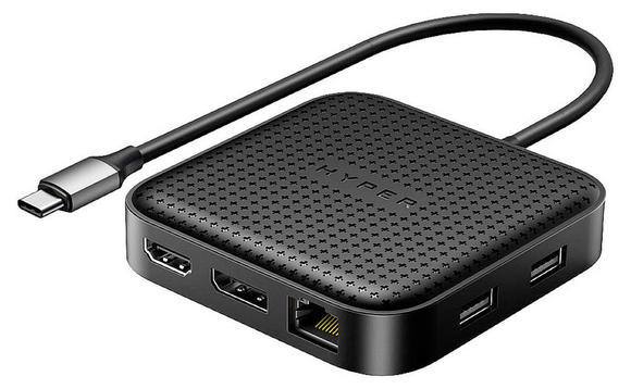 Hyper HD USB4 Mobile Dock, Black1