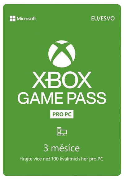 Microsoft Game Pass pro PC 3 měsíce1