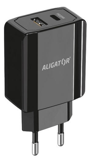 Aligator DC adaptér Power Delivery 20W,USB-C+USB-A2
