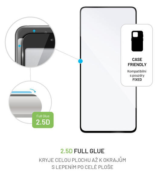 FIXED Full-Cover sklo Xiaomi Redmi Note 12 Pro 5G2