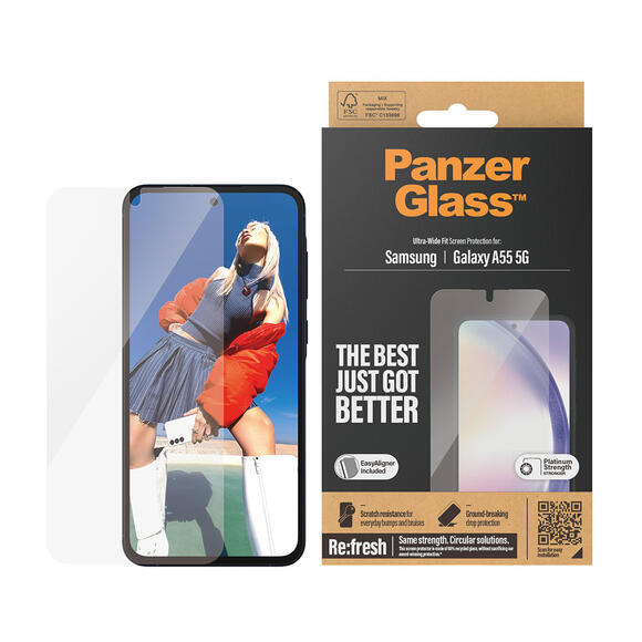 PanzerGlass Samsung Galaxy A55 5G + aplikátor2