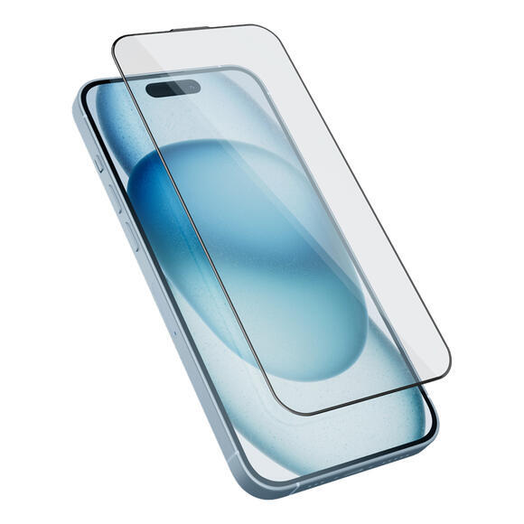 Epico Sapphire Glass iPhone 15 + aplikátor Black2