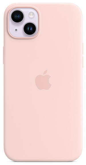 iPhone 14 Plus Silicone Case MagSafe - Chalk Pink2