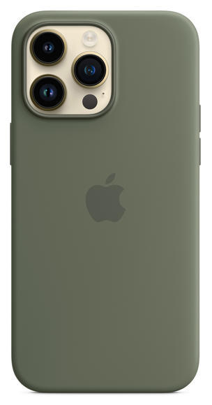 iPhone 14 Pro Max Silicone Case MagSafe - Olive2
