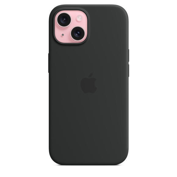 iPhone 15 Silicone Case MagSafe Black2