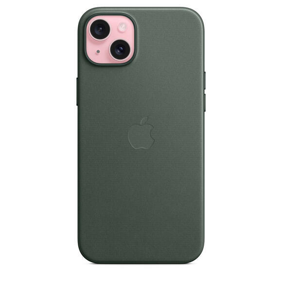 iPhone 15 Plus FineWoven Case MagSafe Evergreen2