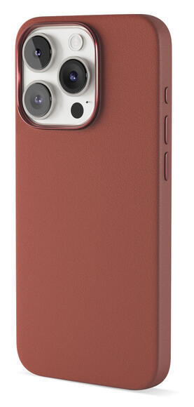 Epico Mag+ Leather Case iPhone 15 Pro Brown2