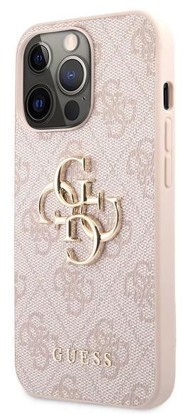 Guess Big 4G Metal Logo Case iPhone 13 Pro, Pink2