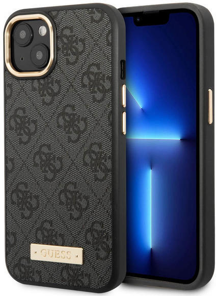 Guess PU 4G MagSafe Case iPhone 14, Black2