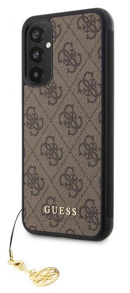 Guess Charms Hard Case 4G Samsung A34 5G, Brown2
