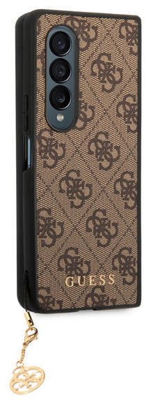 Guess Charms Hard Case 4G Galaxy Z Fold 4, Brown2