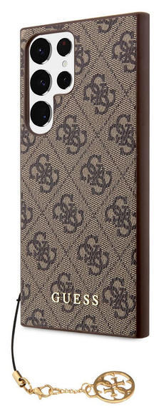 Guess Charms Hard Case 4G Samsung S23 Ultra, Brown2