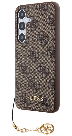 Guess 4G Charms kryt pro Samsung Galaxy S24, Brown2