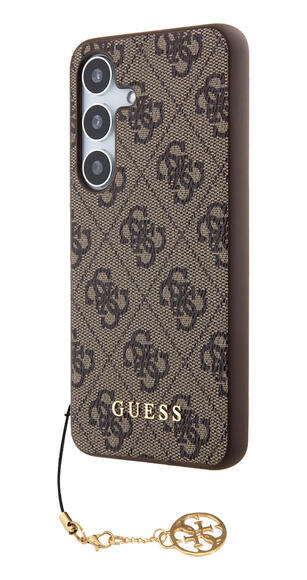Guess 4G Charms kryt pro Samsung Galaxy S24+ Brown2